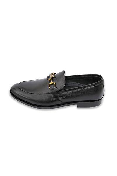 Golden Bee - Men's Black buffalo Leather comfort Loafers