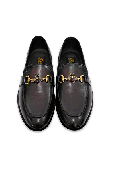 Golden Bee - Men's Brown buffalo Leather comfort Loafers