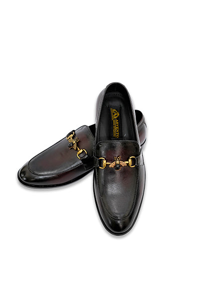 Golden Bee - Men's Brown buffalo Leather comfort Loafers