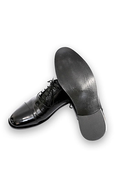 Arthur - Black Oxford Leather Sole