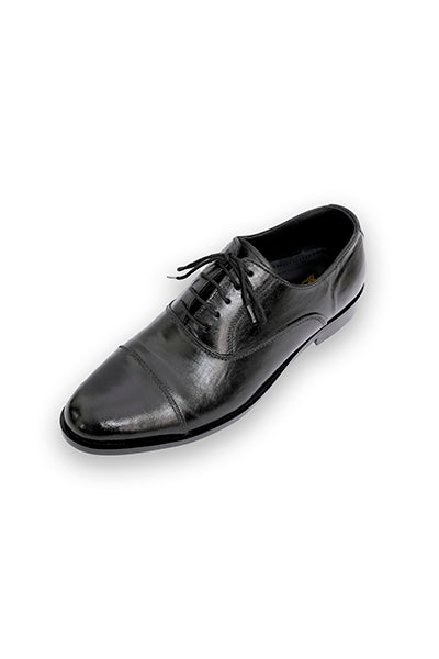 Arthur - Black Oxford Leather Sole