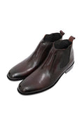 Chester - Men's Dark Brown Calf Leather Chelsea Boot