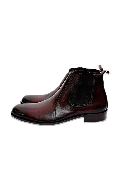 Chester - Men's Dark Brown Calf Leather Chelsea Boot