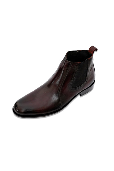 Chester - Men's Dark Brown Calf Leather Chelsea Boot