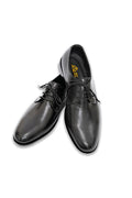 Shelby - Black Derby Rubber Sole
