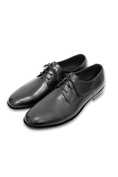 Shelby - Black Derby Rubber Sole