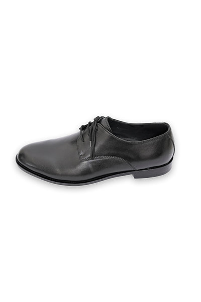 Shelby - Black Derby Rubber Sole