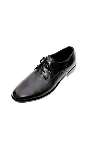 Shelby - Black Derby Rubber Sole