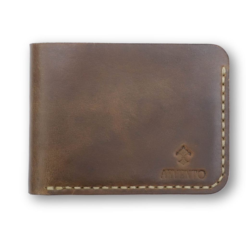 Vintage –Handmade Brown Men's Leather Wallet