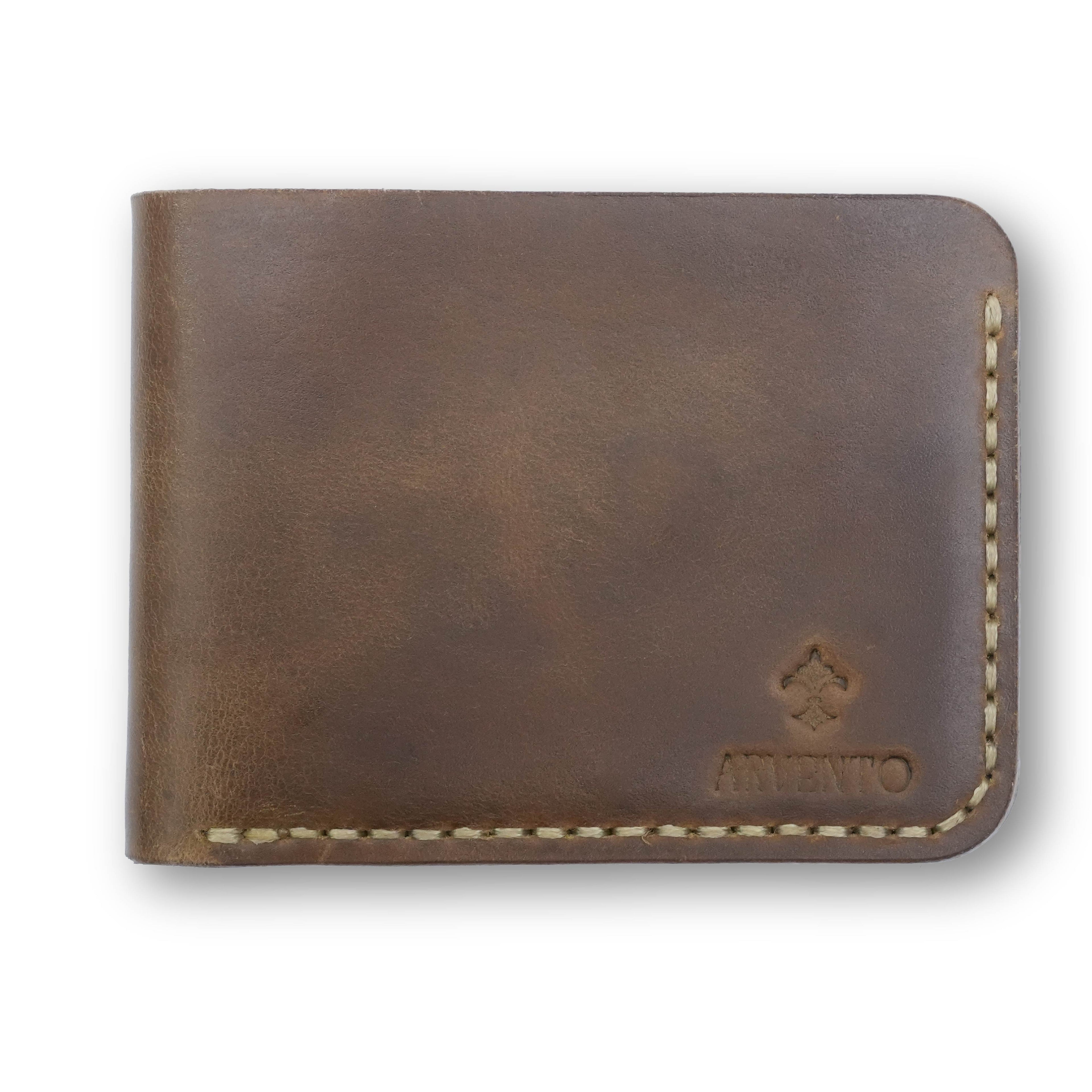 Vintage –Handmade Brown Men's Leather Wallet