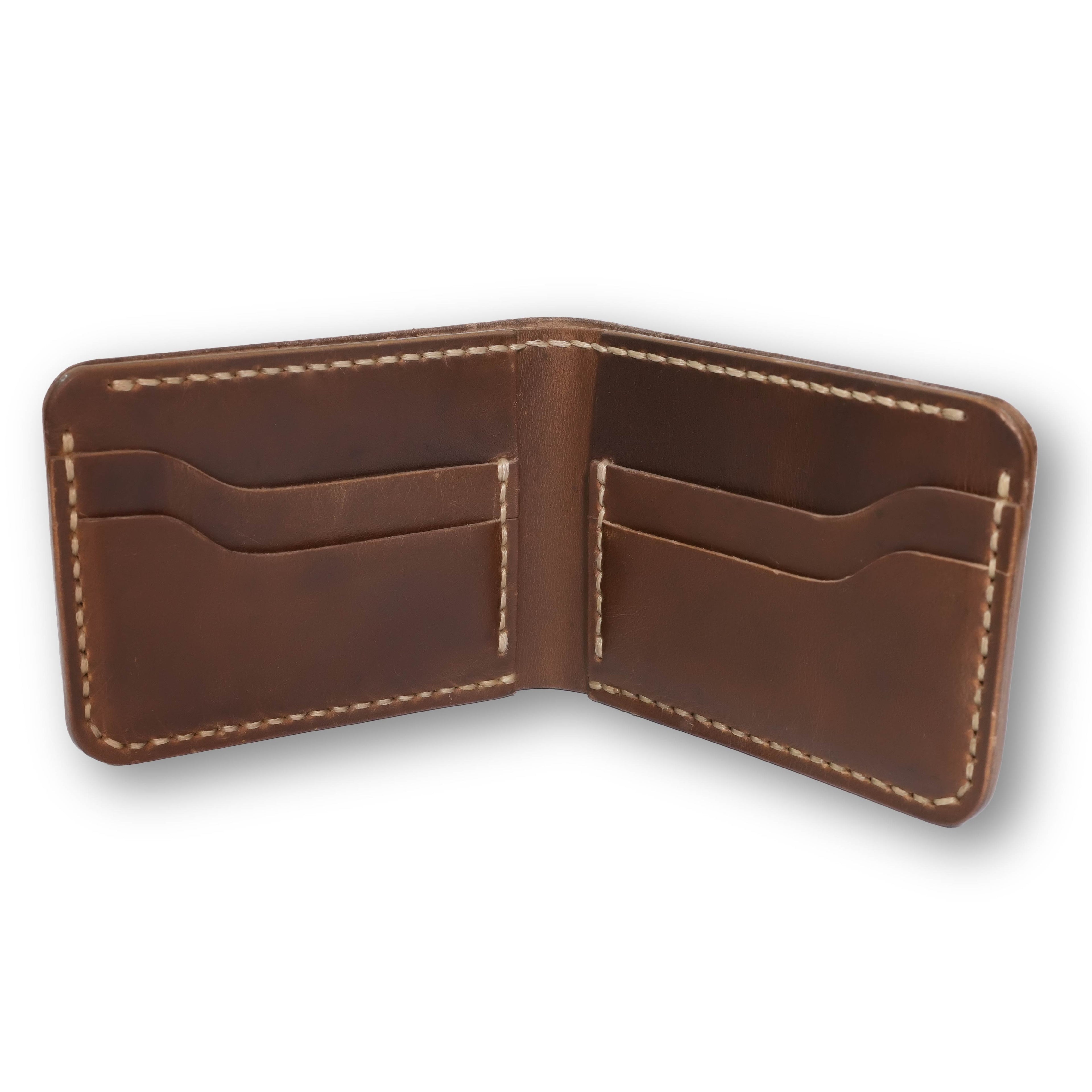 Vintage –Handmade Brown Men's Leather Wallet