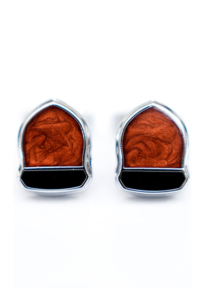 Cufflinks Ovel Brown for Men