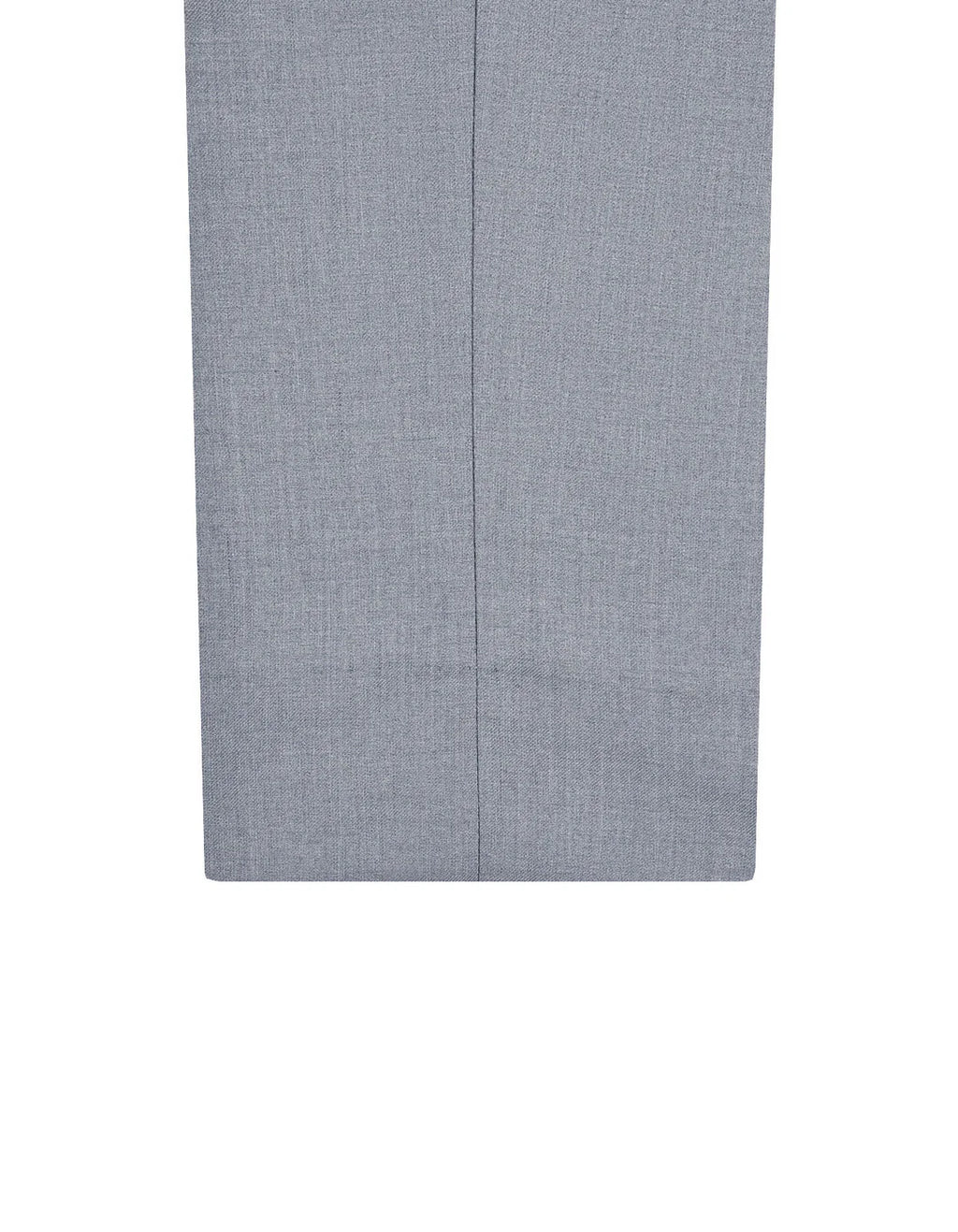 L Grey Plain Smart Fit Formal Trouser