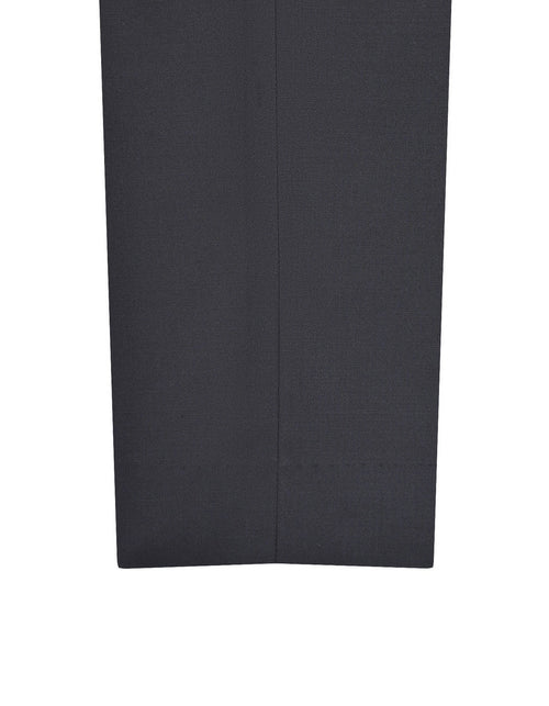 Black Plain Smart Fit Formal Trouser