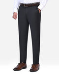 Black Plain Smart Fit Formal Trouser