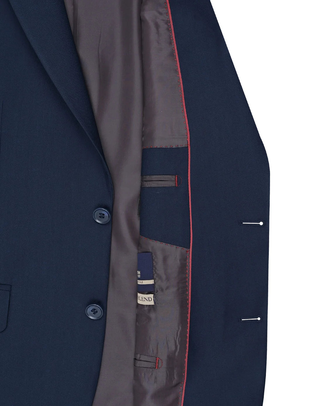 Navy Plain Smart Fit Suit