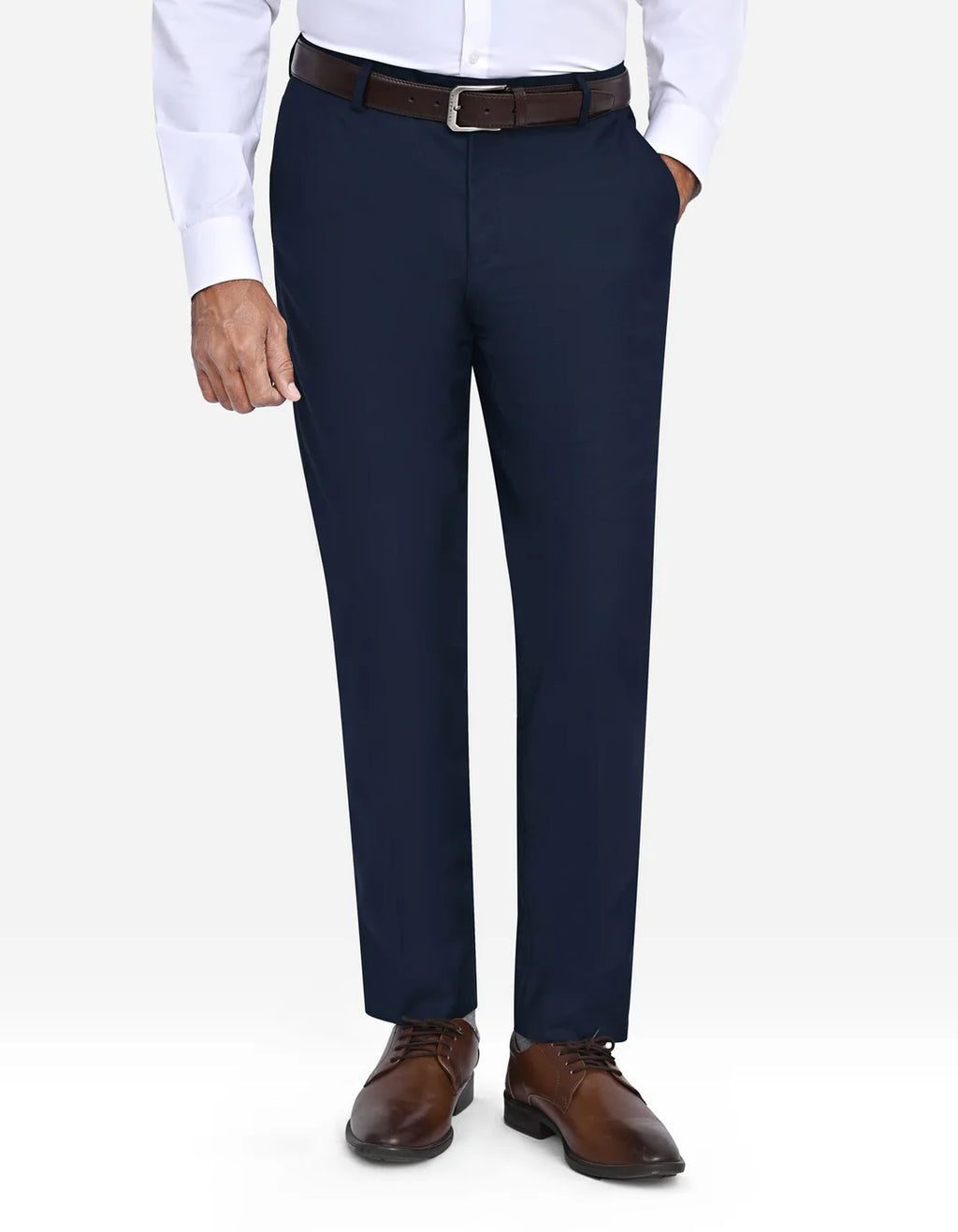 Navy Plain Smart Fit Suit