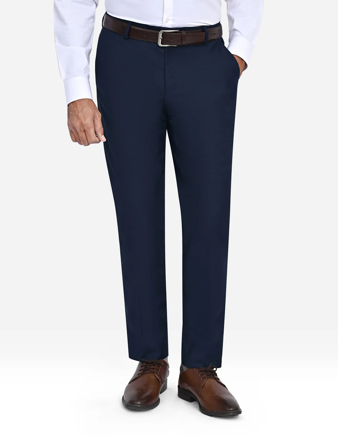 Navy Plain Smart Fit Suit