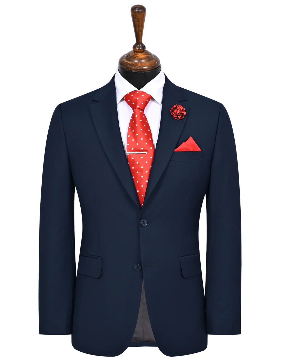 Navy Plain Smart Fit Suit