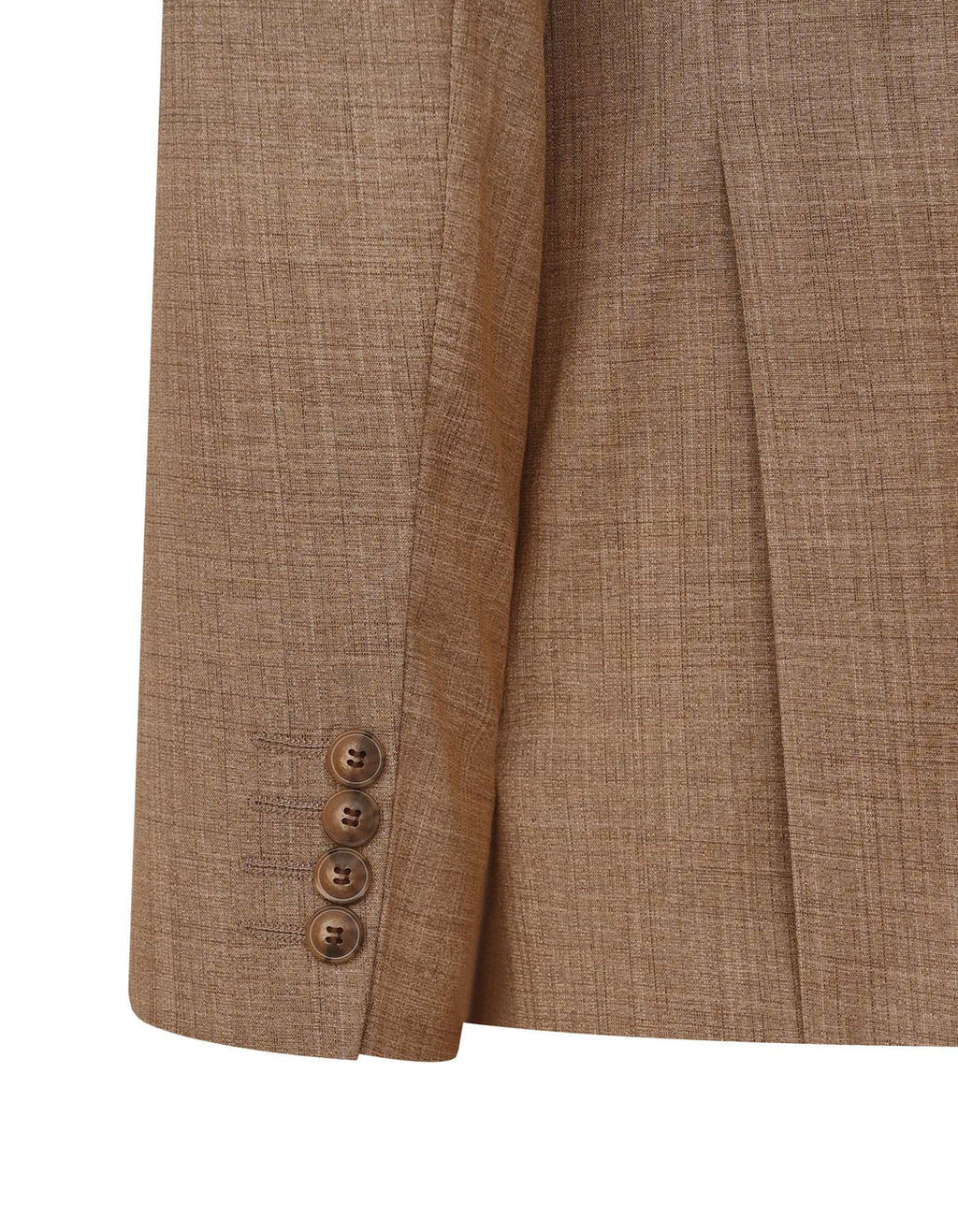L Brown Texture Smart Fit Suit