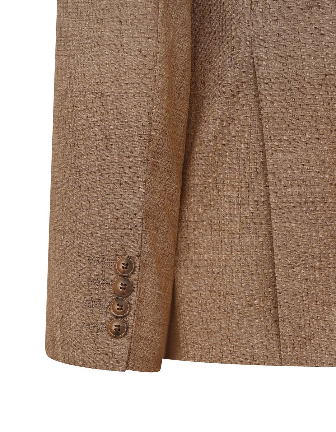L Brown Texture Smart Fit Suit