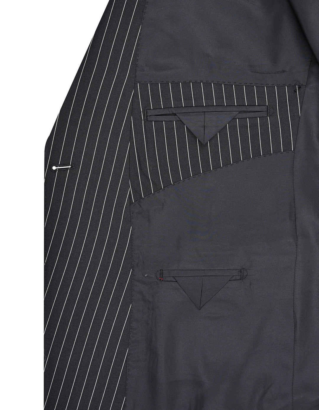 Black Stripe Classic Double Breasted Suit