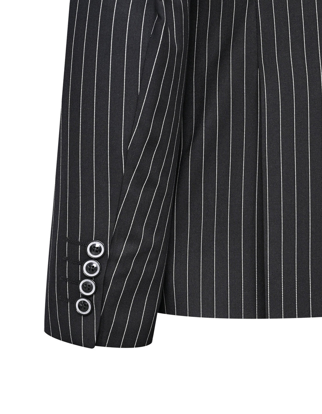 Black Stripe Classic Double Breasted Suit