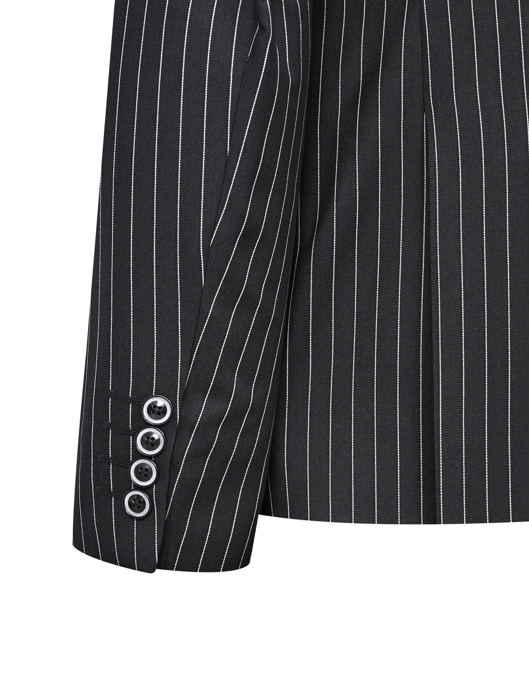 Black Stripe Classic Double Breasted Suit
