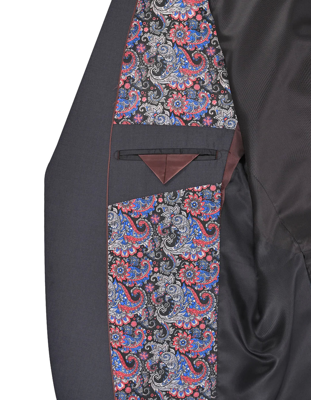 Charcoal Plain Smart Fit Suit