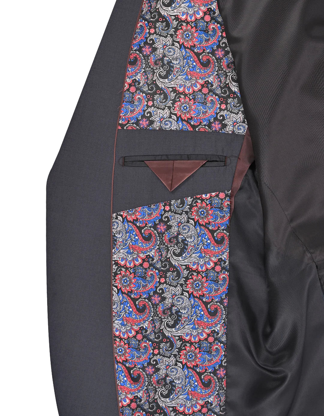Charcoal Plain Smart Fit Suit