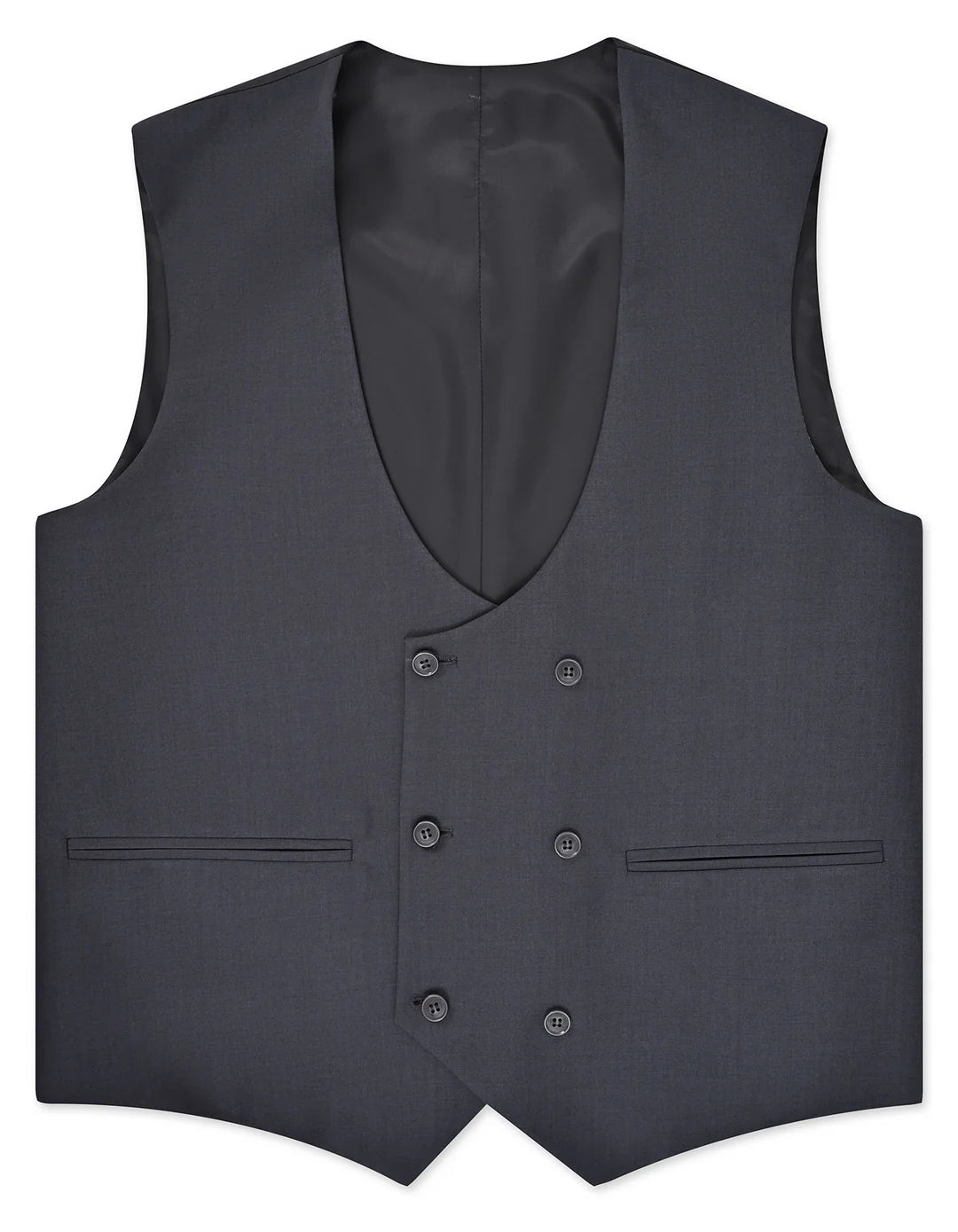 Charcoal Plain Smart Fit Suit