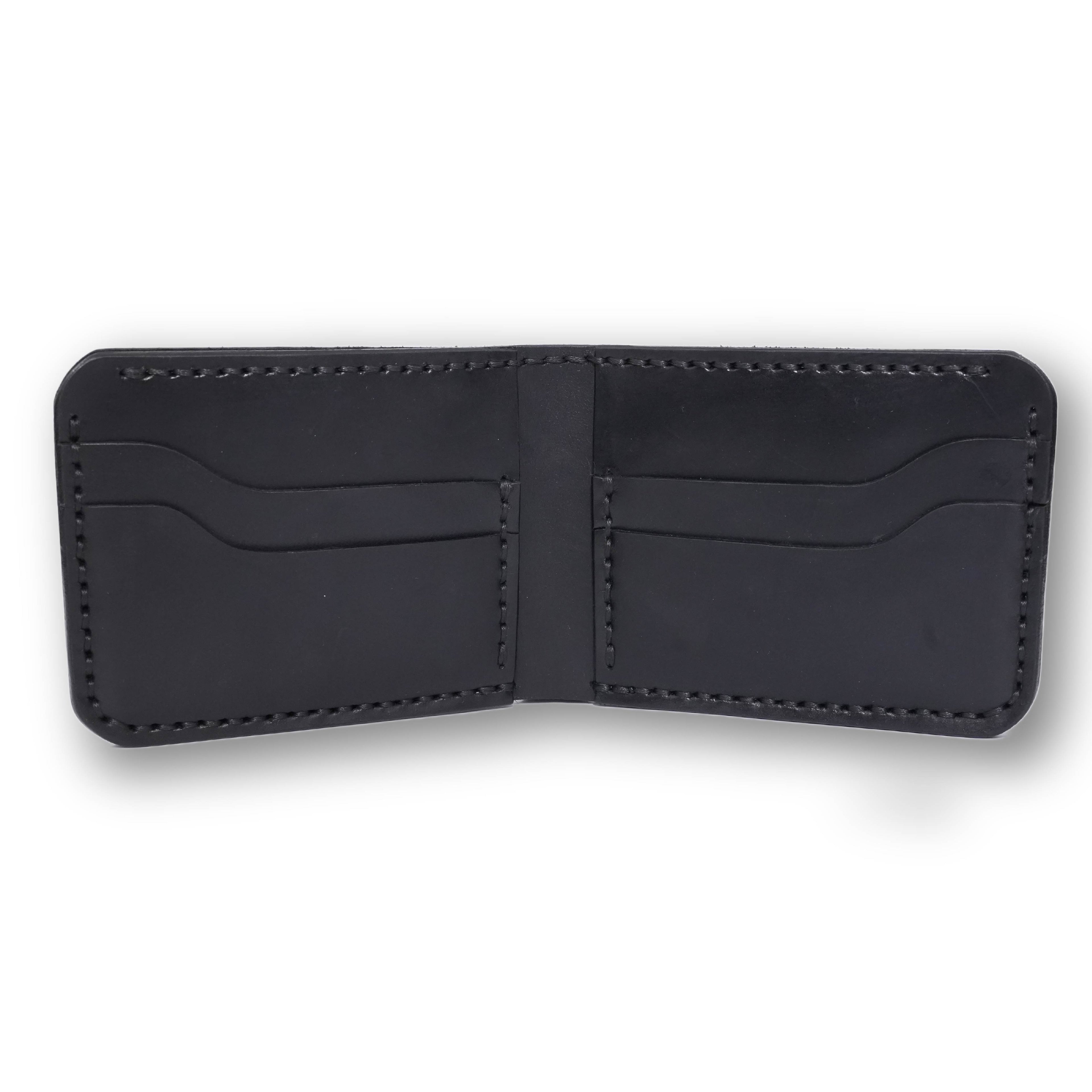 Vintage – Handmade Black Men's Leather Wallet
